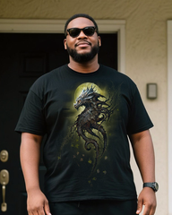 OAK DRAGON Men's Plus Size T-Shirt & Shorts Set