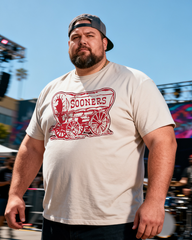Oklahoma Sooners Men's Big & Tall Short Sleeve T-Shirt
