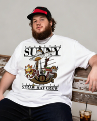 One Piece Thousand Sunny Men's Big & Tall Cotton T-shirt