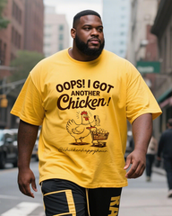 Oops I Got Another Chicken 2 Men's Big & Tall Short Sleeve T-Shirt
