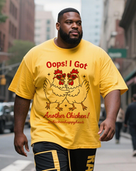 Oops I Got Another Chicken 3 Men's Big & Tall Short Sleeve T-Shirt