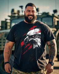 Power of the Eagle Men's Plus Size Short Sleeve T-Shirt