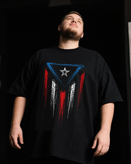 Puerto Rico Flag Journal Men's Plus Size Short Sleeve T-Shirt
