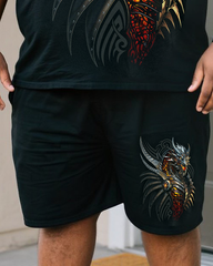 RAZOR BACK Men's Plus Size T-Shirt & Shorts Set