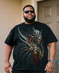 RAZOR BACK Men's Plus Size T-Shirt & Shorts Set