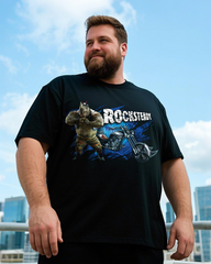 ROCKSTEADY Men's Plus Size Short Sleeve T-Shirt