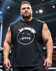 Sad Jack Men's 100% Cotton Big & Tall Sleeveless T-Shirt