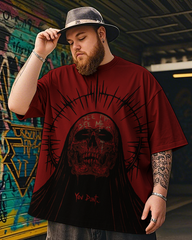 Skulls Men's Plus Size Short Sleeve T-Shirt