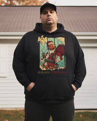 Men's Spooky Christmas Cotton Big & Tall Hoodie