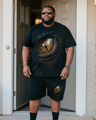 THE HOBBIT Men's Plus Size T-Shirt & Shorts Set