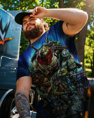 TMNT Men's Plus Size Short Sleeve T-Shirt