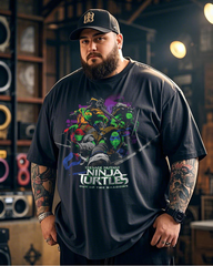 TMNT Men's Plus Size Short Sleeve T-Shirt