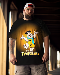 Men's The Flintstones Plus Size Short Sleeve T-Shirt