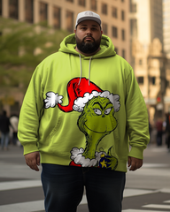 Sweat à capuche Grinch pour homme grande taille