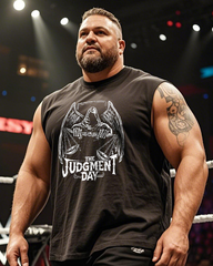 The Judgment Day Men's 100% Cotton Big & Tall Sleeveless T-Shirt