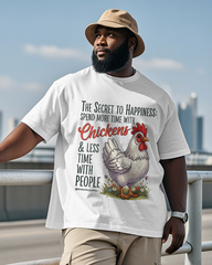 The Secret to Happiness Men's Big & Tall Short Sleeve T-Shirt