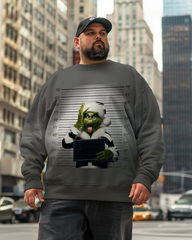 Men's The Grinch Plus Size Sweatshirts&pants