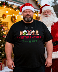 This is my christmas movies Men's Cotton Big & Tall T-shirt