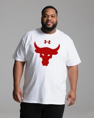 UNDER ARMOUR - Project Rock Men's 100% Cotton Big & Tall T-Shirt