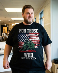 Veteran Men's Plus Size Short Sleeve T-Shirt