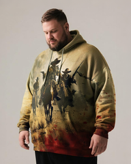 Western Style Men's Big & Tall Hoodie