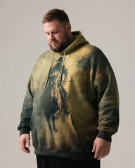 Western Style Men's Big & Tall Hoodie