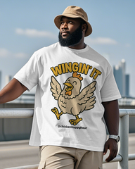 Wingin It Men's Big & Tall Short Sleeve T-Shirt
