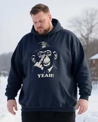 YEAH Men's Big & Tall Cotton Hoodie