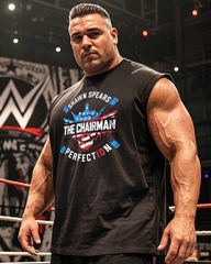 Shawn Spears AEW Men's 100% Cotton Big & Tall Sleeveless T-Shirt