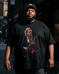 Angus Young Men's Plus Size Short Sleeve T-Shirt
