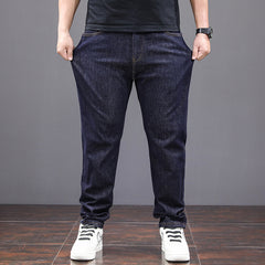 Plus Size Men's Minimalist Casual Spring Jeans