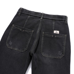 Plus Size Men's Casual Elasticated Waistband Jeans , Winter Denim Pants
