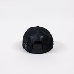 NEW ERA EXCLUSIVE A-FRAME WHITE/BLACK LOS ANGELES DODGERS MESHBACK W/ 50TH ANNIVERSARY SIDE PATCH