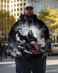 Sweats à capuche Call Me pour hommes, grande taille