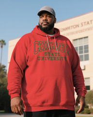 Chicago State College Men's Big & Tall Hoodie