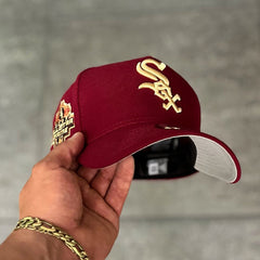 NEW ERA CHICAGO WHITE SOX ALL STAR GAME 2003 WINE RED EMBROIDERED CASUAL BASEBALL CAP
