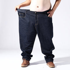 Plus Size Men's Stretch Waist Jeans