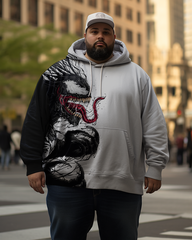 Men's Marvel Venom Plus Size Hoodie