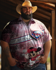 Men's Plus Size Short Sleeve Shirt