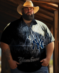 Men's Plus Size Short Sleeve Shirt