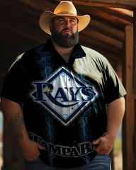 Men's Plus Size Short Sleeve Shirt