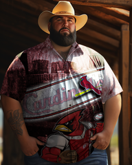 Men's Plus Size Short Sleeve Shirt