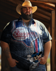 Men's Plus Size Short Sleeve Shirt