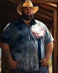 Men's Plus Size Short Sleeve Shirt