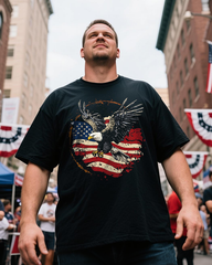 Independence Day Men's Plus Size Short Sleeve T-Shirt