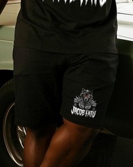 Jacob Fatu Men's Plus Size T-Shirt & Shorts Suit