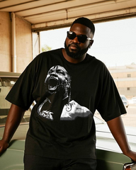 Jacob Fatu Men's Plus Size T-Shirt & Shorts Suit