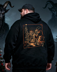 Krampus Men's Cotton Big & Tall Hoodie