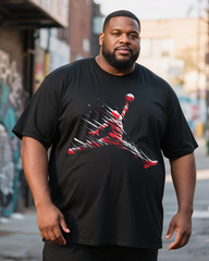 Big Logo Men's 100% Cotton Big & Tall T-Shirt