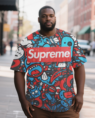 Retro Style Men's Big & Tall Short Sleeve T-Shirt